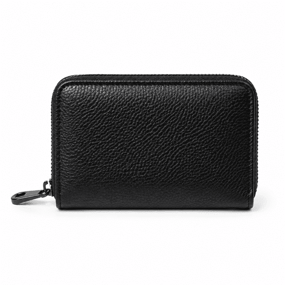 Geeopuk Credit Card Holder Wallet, 18 Card Slots & 2 Pockets, PU Leather Zip Around Accordion Card Case for Women and Men, Black