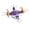 Purple, variant on Mini Drone Beginner-Friendly Stunt Flyer, All-Ages Mini Drone with Easy Stunt Flights & 360° Tricks - Perfect Beginner-Friendly Flyer,2.9*0.9 inch (Purple)