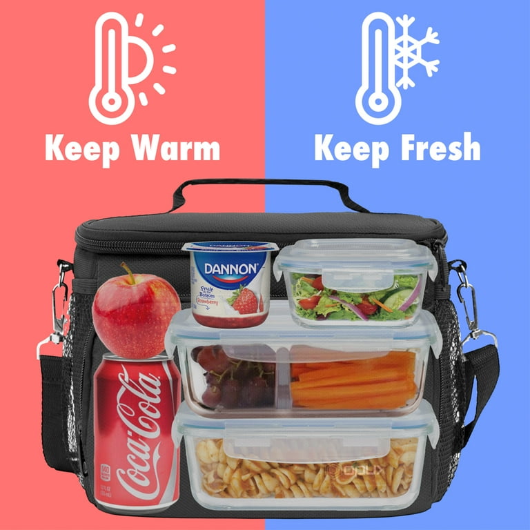 Classic Insulated Lunch Box For Kids, Reusable Leakproof Soft Cooler Bag  With Handle, Suitable For Boys And Girls, Perfect For School, Beach, Picnic