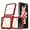 Red, variant on Case for Samsung Galaxy Z Flip 4 5G 2022, Slim Thin Soft TPU Bumper & Hard PC Transparent Back Shockproof Scratch Resistant Protective Phone Case for Samsung Galaxy Z Flip 4 5G 2022 (Pink)