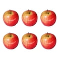 thumbnail image 1 of Reusable Fake Model for Decoration 6Pcs Red Artificial Fruit, 1 of 5