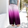thumbnail image 2 of KAUOD Girls Oversized Loose Pants Fall Casual Gradient Color Drawstring Baggy Long Pants Kids Palazzo Cute Wide Leg Trousers, 2 of 6