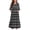 Black, variant on BLTIBY Boho Dresses for Girls Striped Printed Crew Neck Maxi Dress Summer Dresses with Pockets Blue 7-8 Years