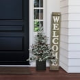 thumbnail image 4 of Haute Decor 36 Inch Unlit flocked Stockhorn Potted Fir Tree with Berries and Pinecones in Black Wooden Pot, 4 of 5