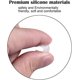 thumbnail image 2 of Almohadillas nasales para anteojos para marcos de plástico Cámara de aire Almohadillas nasales de silicona adhesivas suaves antideslizantes para anteojos, gafas de sol, anteojos de lectura 12 par, 2 of 3