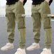 thumbnail image 2 of Odeerbi 3-14 Años Para Niños 2 Pcs Pantalones de Carga Delgados Pantalones Deportivos Deportivos Pantalones de Trabajo Casuales Con Bolsillo, 2 of 7
