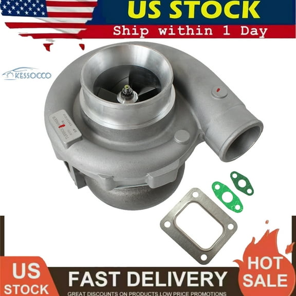 KESSOCCO T76 Turbo Charger Turbocharger T4 .96 A/R Trim 600  HP 76mm Compressor