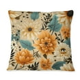 thumbnail image 3 of Designart "Nostalgic Floral Mod Vibes IV" Midcentury Printed Throw Pillow, 3 of 5