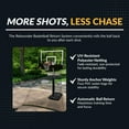 thumbnail image 3 of Hathaway Rebounder Basketball Return System for Shooting Practice with Heavy Duty Black Polyester Net, 3 of 7