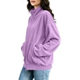 thumbnail image 5 of Guluxicc Women's Corduroy Jackets with Pockets Loose Full Zipper Long Sleeve Bomber Jackets for Everyday Wear Fall Winter Casual Outfits, 5 of 6