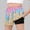 Pink A3, variant on Kids Palm Floral Layer Breathable Elastic Waist Beach Crop Shorts Casual Short Trousers for 5-15 Years