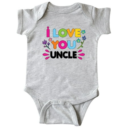 

Inktastic I Love You Uncle with Flowers Gift Baby Girl Bodysuit
