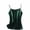 Green, variant on Women's Satin Camisole, V Neck Backless Slim Fit Tank Top for Blazer, Elegant Sexy Slip Shirt for Work & Evening