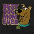 thumbnail image 2 of Popfunk Scooby-Doo Mother's Day Best Dog Mom Ever Unisex Adult Crewneck Sweatshirt, Black, 3X-Large, 2 of 5