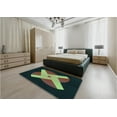 thumbnail image 5 of Ahgly Company Machine Washable Indoor Rectangle Transitional Fall Forest Green Area Rugs, 7' x 10', 5 of 7