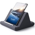 thumbnail image 1 of Soporte para tableta, soporte para almohada para tableta: almohadilla suave para cama, base para tableta con soporte para lápiz óptico y bolsillo, para iPad Pro 12.9, Air, Mini,... LingWen 9024736127108, 1 of 5