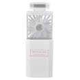 thumbnail image 3 of Ventilador de mano 3 velocidades ventilador pequeño para mujer USB 1200 mAh batería recargable portátil diseño extraíble ventilador de oficina blanco, 3 of 14