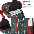 thumbnail image 4 of Sling Backpack,Dark Green Christmas Tree Pattern Crossbody Bag with Water Bottle Holder,Waterproof Sling Bag for Men/Women with Chest Phone Holder for Hiking,Travel, 4 of 6