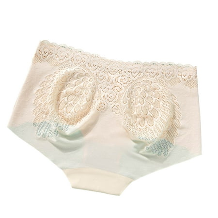 

adviicd Women s Panties Women Cotton Panties Pack Ladies Waist High Waist Lace Mesh Waist Slim Thin Underwear
