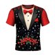thumbnail image 2 of Tops para hombre, blusas y camisas de manga corta con cuello redondo para hombre, moda para hombre, casual, cuello redondo, estampado, jersey deportivo, mangas cortas, camiseta, blusa navideña, blusa, 2 of 7