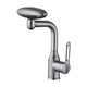 thumbnail image 1 of Grifo de fregadero de cocina de acero inoxidable con pulverizador, para fontanería comercial, giratorio 360 degree. Gris, 1 of 9