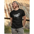 thumbnail image 2 of Baby Dog White Silhouette Tee Men's -Image by Shutterstock, 2 of 4