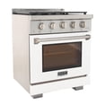 thumbnail image 6 of Professional 30-in Natural Gas Range in White with True Simmer Burners, 6 of 10