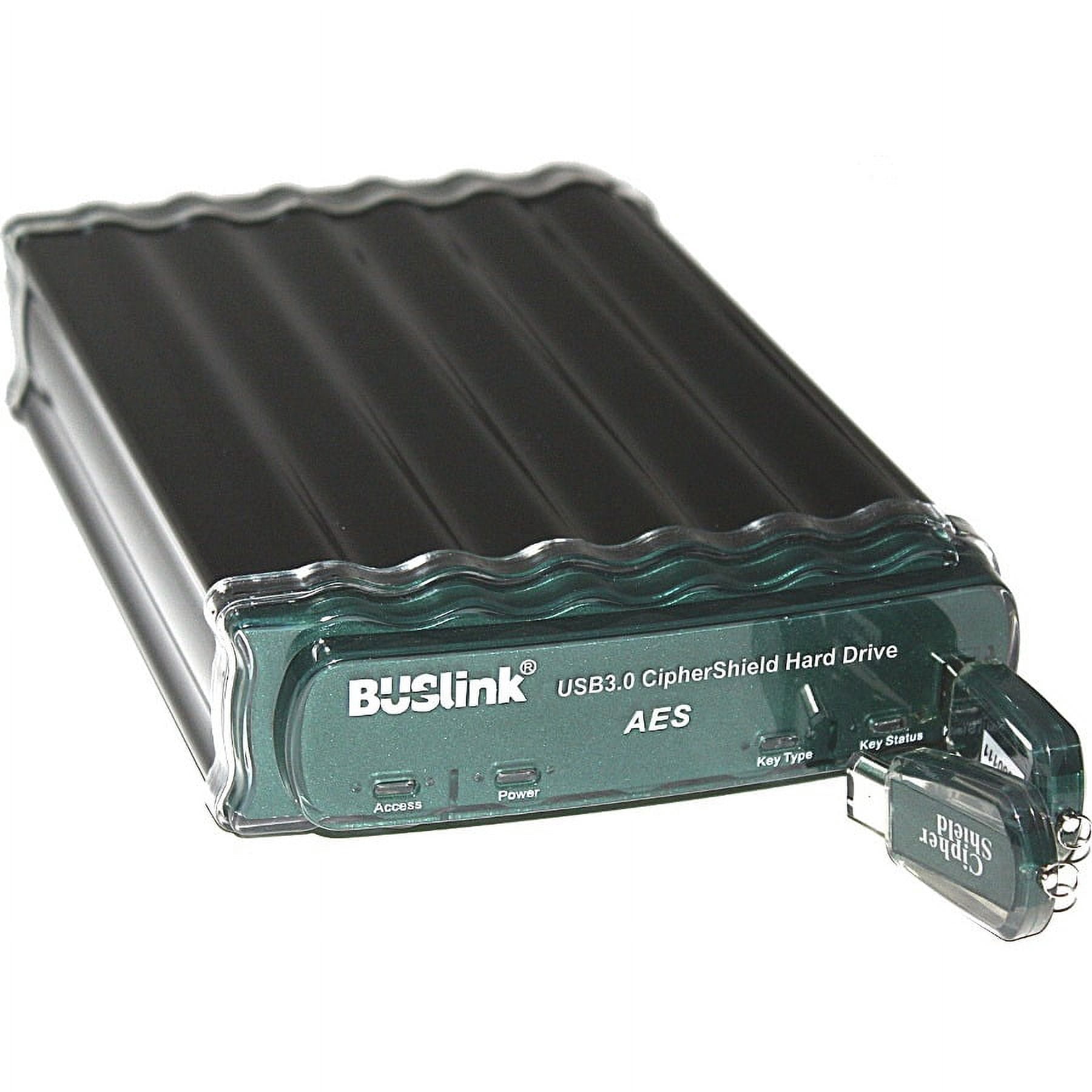 BUSlink CipherShield CDSE-5T-SU3 - Hard drive - encrypted - 5 TB - external (desktop) - USB 3.0 / eSATA-300 - FIPS 140-2 Level 2, 256-bit AES