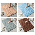 thumbnail image 4 of Super Water Absorbent Memory Foam Bath Mat Cobblestone Bathroom Rugs Machine Washable Bath Rugs 16 x 24 inch, 4 of 9