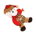 thumbnail image 2 of Fiudx Ofertas relámpago del día pieza de adornos navideños, regalo de Papá Noel, muñeco de nieve, muñeco de juguete para colgar, 2 of 2