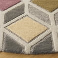 thumbnail image 3 of SAFAVIEH Rodeo Drive Slater Geometric Area Rug, Gray/Beige, 6' x 6' Round, 3 of 7