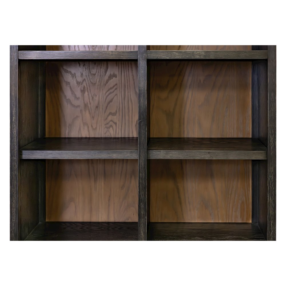Martin Furniture Modern Wood Arched Display Cabinet/Bookcase, Storage Cabinet, Black