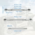 thumbnail image 3 of Unique Bargains 2 Pcs M8 80mm Tige de Direction Réglable Rotule pour 49cc ATV Électrique Go Kart Direction Colonne Suspension, 3 of 6