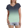 thumbnail image 5 of Tops for Women 2026 Womens V Neck Tops Womens Tee Shirt Tops Short Sleeve Cute Tops Tops, 5 of 8