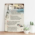 thumbnail image 3 of TO MY SON LOVE MOM Metal Sign Aluminum Retro Funny Tin Sign Vintage Wall Decor for Home Office Garden Yard 8x12 Inches, 3 of 13