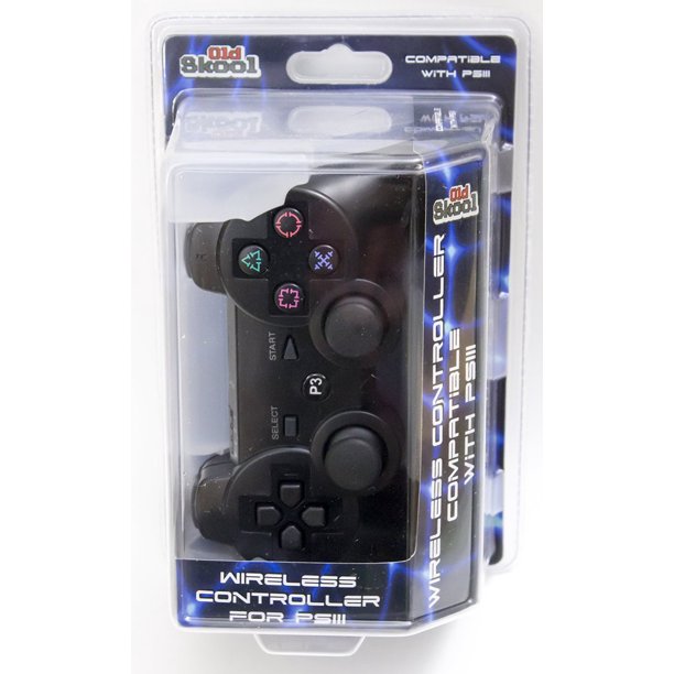 Wireless Bluetooth Controllers for Sony PlayStation 3 PS3 Double Shock Black