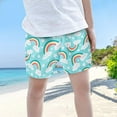 thumbnail image 2 of Yammkia Boys Summer Clothes Boys Athletic Shorts With Pockets Baby Boys' and Toddler Pull on Everyday Shorts for 3-4 Years,Mint Green, 2 of 5