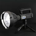 thumbnail image 2 of Super Bright Rechargeable Spotlight, Plastic, 4 Modes, 8000mAh Battery, USB Output, IP65 Water-Resistant, P90 LED, for Camping/Outdoor, Hands-Free Stand, 2 of 6
