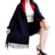 thumbnail image 2 of Minnieouse Invierno mujer fibra acrílica chal niñas viajar senderismo Casual pañuelo damas diseño Simple cálido boda capa Poncho Abrigos y chamarras Azul marino Minnieouse AP013278-09, 2 of 6