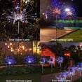 thumbnail image 6 of 2Pcs 150 LED Solar Powered Firework Starburst Stake Light Warm White Garden Outdoor, 6 of 13