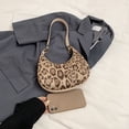 thumbnail image 4 of Bolso Crescent para Mujer Con Leopardo Hobo Cuero PU El (Caqui), 4 of 8