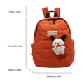 thumbnail image 2 of Mochila Daypack FLhrweasw Unisex Gran Capacidad Naranja, 2 of 7