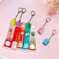 thumbnail image 4 of Osdhezcn Pack Of 5 Lip Gloss Keychain Caps Bag Hanging Ornament For Easy Makeup On The Go, 4 of 7