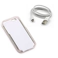 thumbnail image 2 of Étui pour Power Bank Selfie Flash LED (Blanc) pour iPhone 6 Plus et 6S Plus + Chiffon en Microfibre eCostConnection, 2 of 6