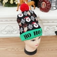 thumbnail image 2 of Outdoor Lights Christmas Decorations Christmas Decorations Knitted Christmas Hats Colorful Luminous Knitted Hats High-End Christmas Hats for the Elderly Christmas Decorations Lights Outdoor, 2 of 3