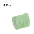 thumbnail image 3 of Uxcell 4 Rolls 1"x5.5Yd Chiffon Ribbon Handmade Fringe Chiffon Silk Ribbon Green, 3 of 6