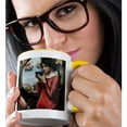 thumbnail image 2 of 3drose, Destiny by John William Waterhouse, 11oz Two-tone Yellow Mug, 2 of 6