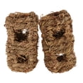 thumbnail image 4 of 2 uds Hamster Playground Natural  juguete conejo hámster accesorios- MA105 jinwen  Hamster Tunnel House, 4 of 8