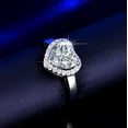 thumbnail image 2 of Xihbxyly Joyería de Compromiso de Princesa con Forma de Corazón, Diamante y Circonita, Ideal Como Regalo de Boda., 2 of 7