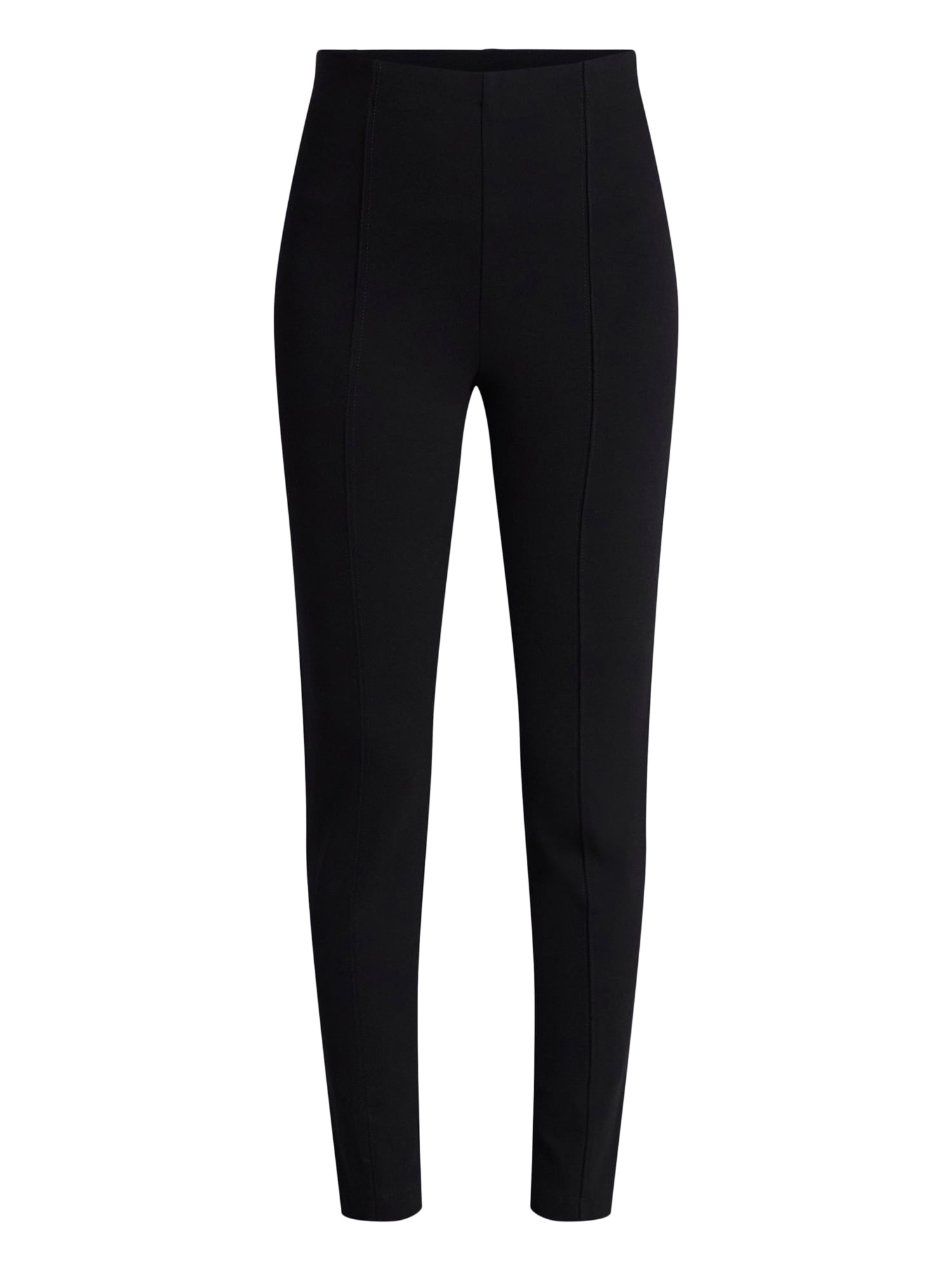Time and Tru Women's Ponte Knit Skinny Pants, Sizes S-XXXL